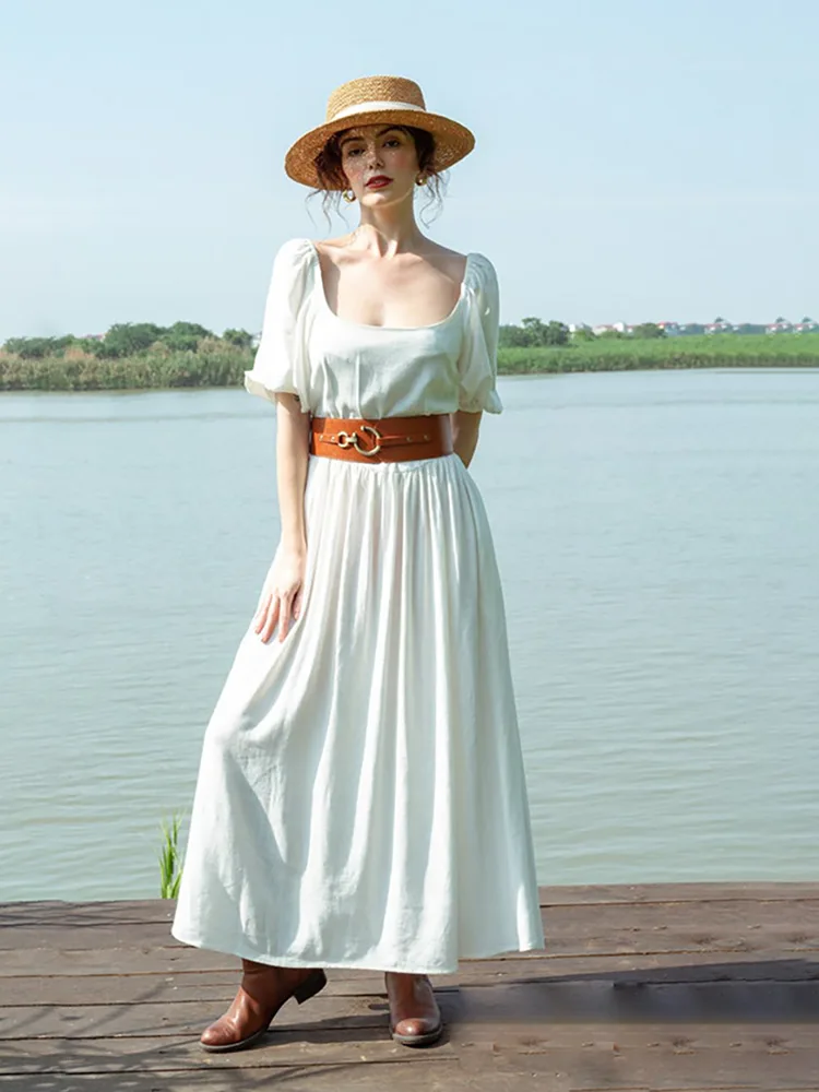 Zakaj je za vašo garderobo obvezno obleko iz ruffle Cotton Blend MIDI obleka?